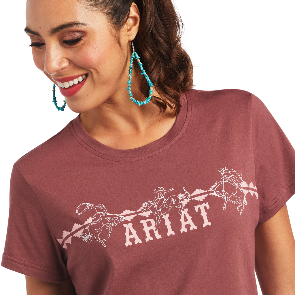 Women's Ariat REAL Bucking Bronc T-Shirt #10040623