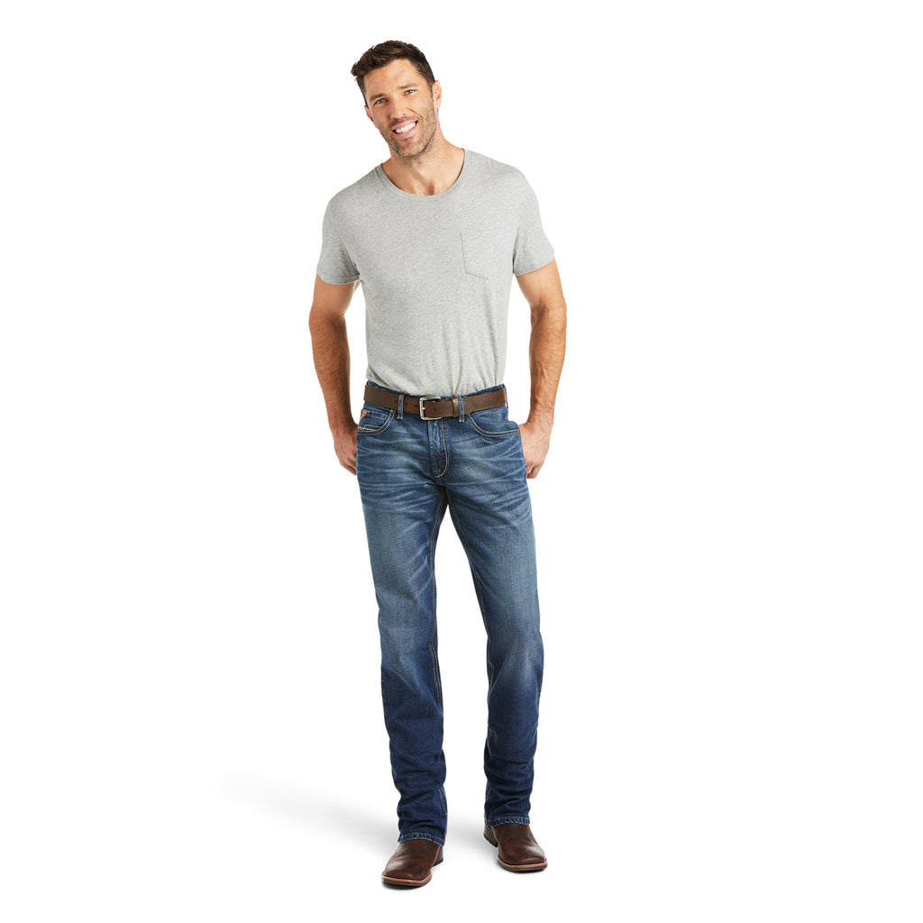 Men's Ariat M4 Low Rise Stretch 3D Clovis Stackable Straight Leg Jean #10037968