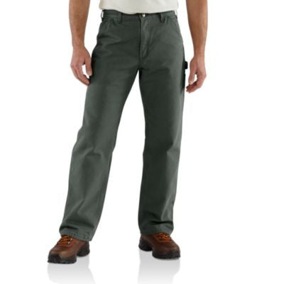Men's Carhartt Dungaree Flannel Lined Work Pant #B111MOS