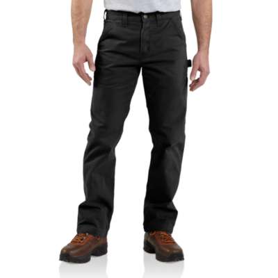 Men's Carhartt Washed Twill Dungaree Pant #B324BLK