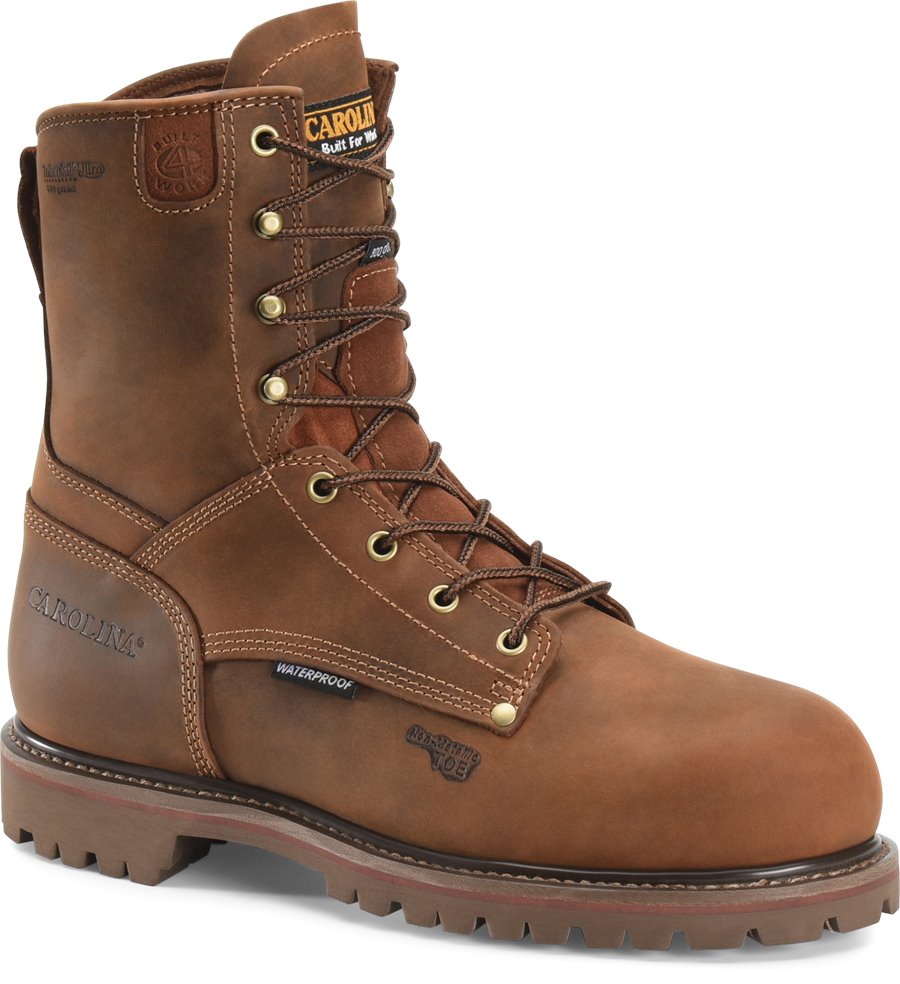 Men's Carolina Waterproof Insulated Composite Toe Grizzly Work Boot #CA9528