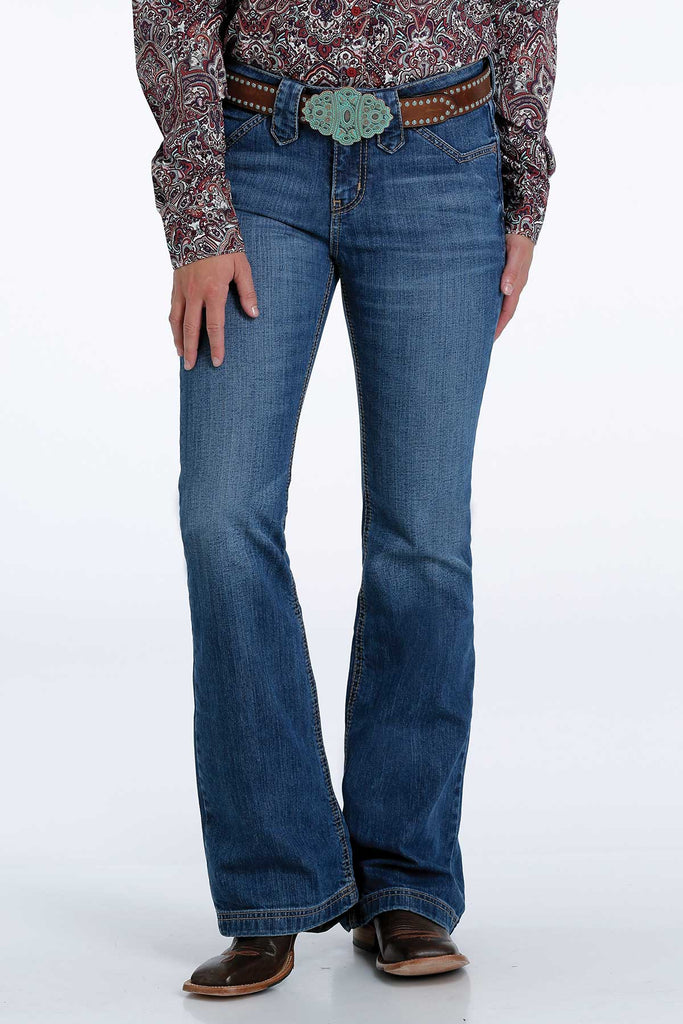 Women's Cinch Moderate Rise Slim Fit Trouser Jean #MJ81454079IND