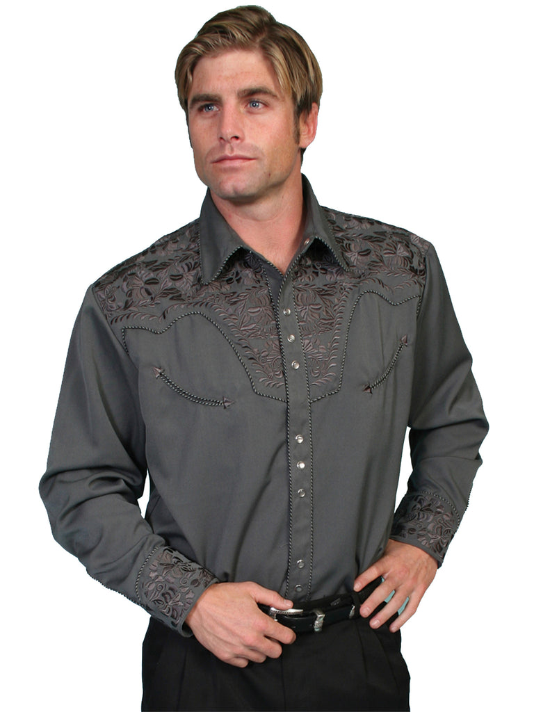 Men's Scully Snap Front Shirt #P-634CHA