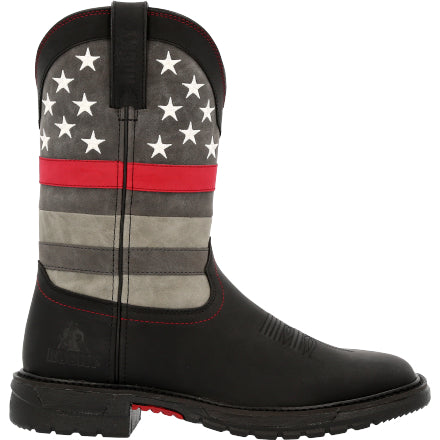 Men's Rocky Red Line Western Boot #RKD0088-C