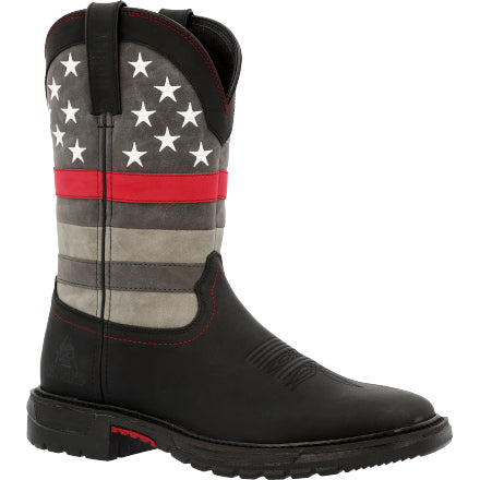 Men's Rocky Red Line Western Boot #RKD0088-C