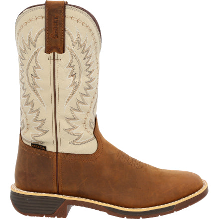 Men's Rocky Brown Waterproof Western Boot #RKW0366