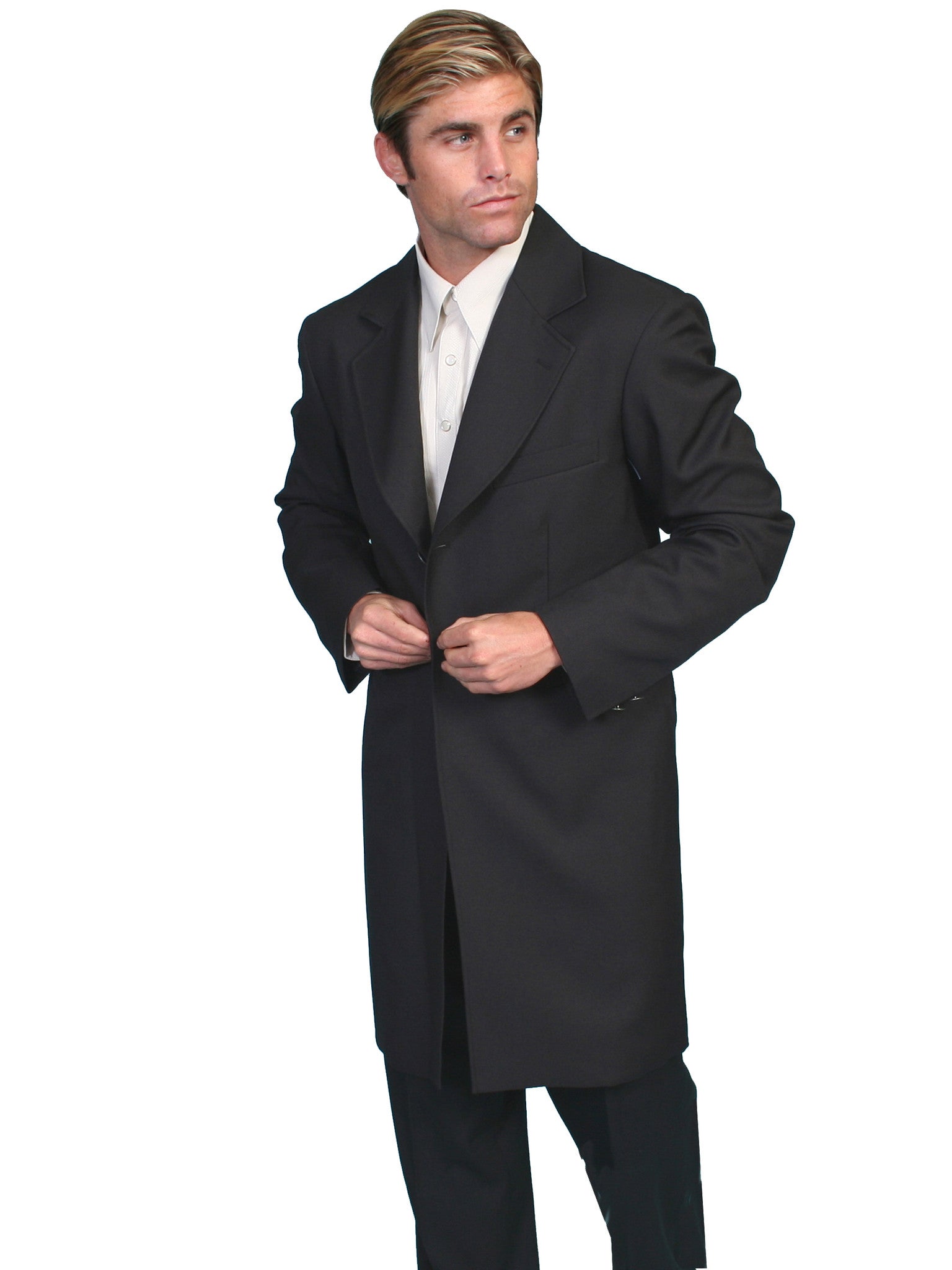 Scully - Mens Frock Coat - 46 / Black Scully - Mens Frock Coat - 46 / Black