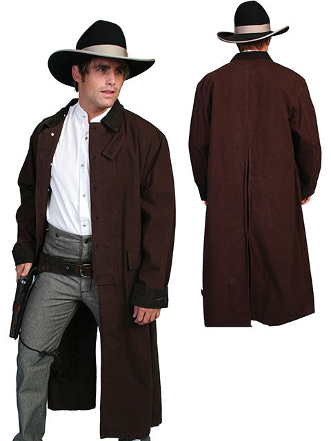 Men's Scully Canvas Duster #RW107WAL