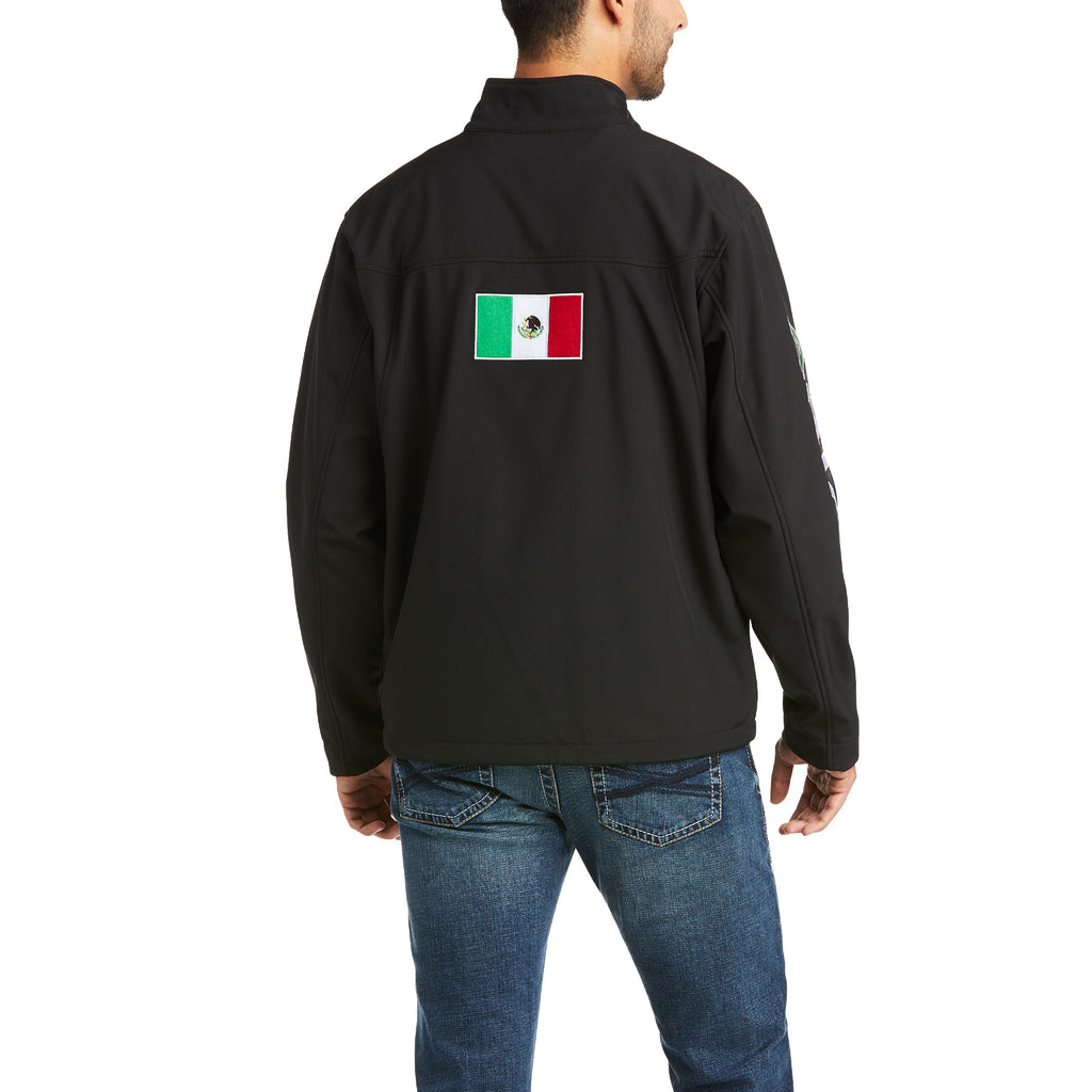 Men's Ariat Team Softshell Mexico Water Resistant Jacket #10031424