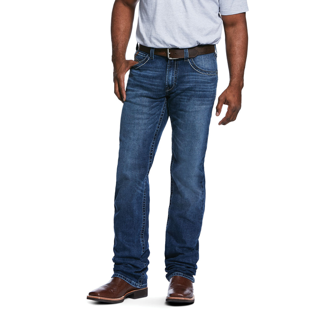 Men's Ariat M5 Slim Stretch Summerland Stackable Straight Leg Jean #10031994