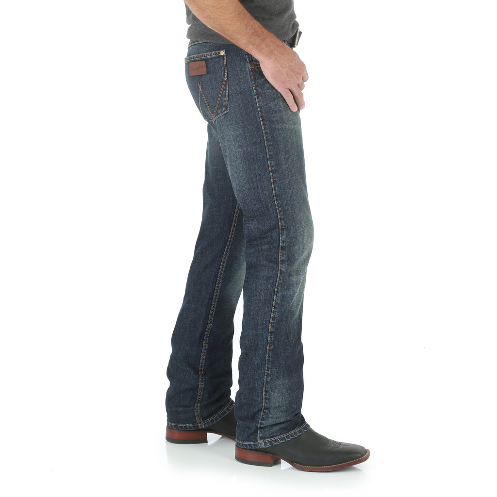 Men's Wrangler Retro Slim Fit Straight Leg Jean #WLT88BZ