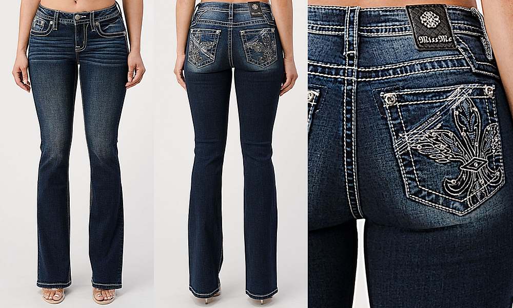Women's Miss Me Mid-Rise Boot Cut Jean #M3780B