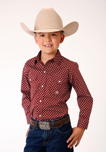 Boy's Roper Snap Front Shirt #03-030-0225-4016WI