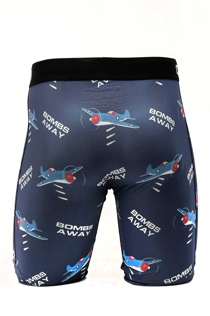 Men's Cinch Bombs Away Boxer Briefs #MXY6001023BLU