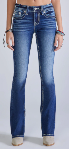 Women's Miss Me Rodeo Queen Bootcut Jean #M3863B-C