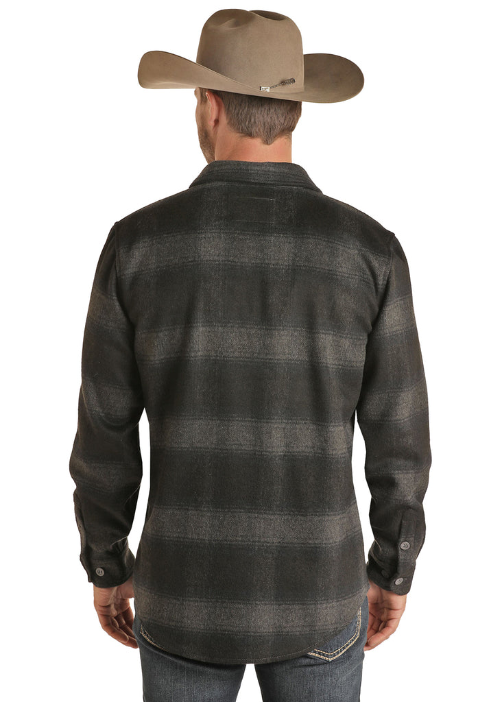 Men's Powder River Wool Shirt Jacket #PRMO92RZZ4