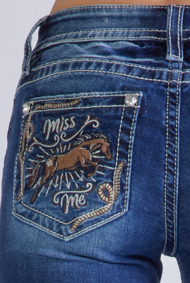 Women's Miss Me Rodeo Queen Bootcut Jean #M3863B