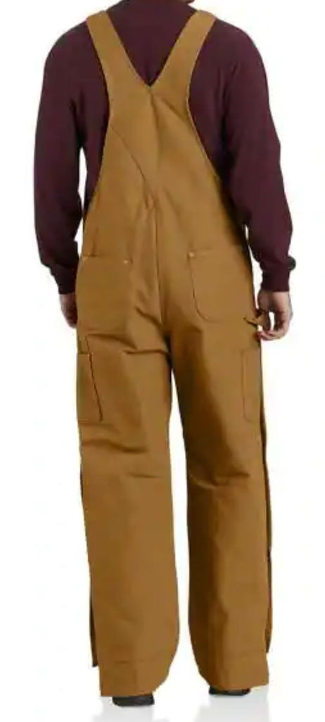Men's Carhartt Loose Fit Firm Duck Insulated Bib Overall #104393