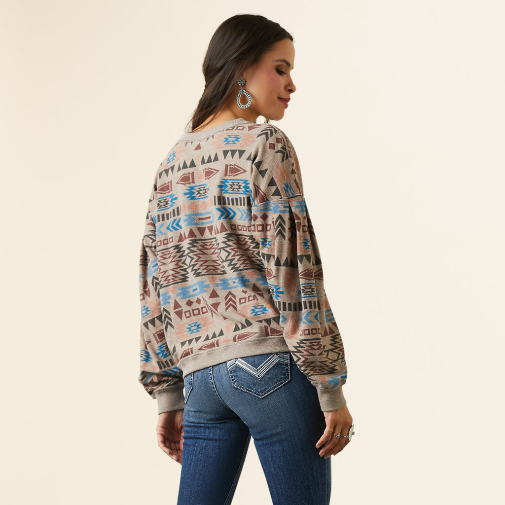 Women's Ariat Rainbow Vista Sweatshirt #10041669