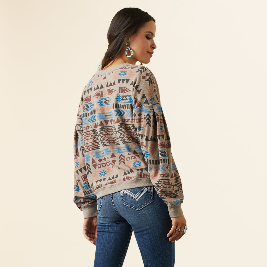 Women's Ariat Rainbow Vista Sweatshirt #10041669-C