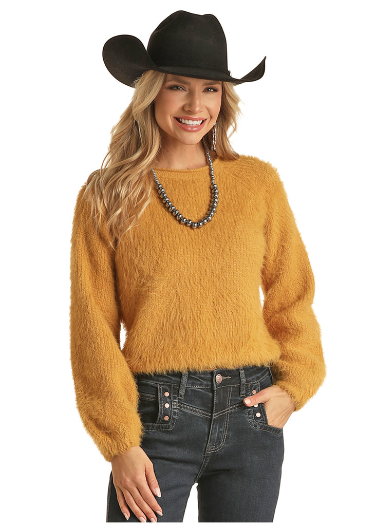 Women's Rock & Roll Cowgirl Sweater #RRWT32R042