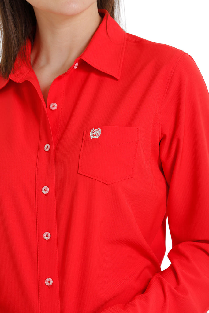 Women's Cinch Arenaflex Button Down Shirt #MSW9163012