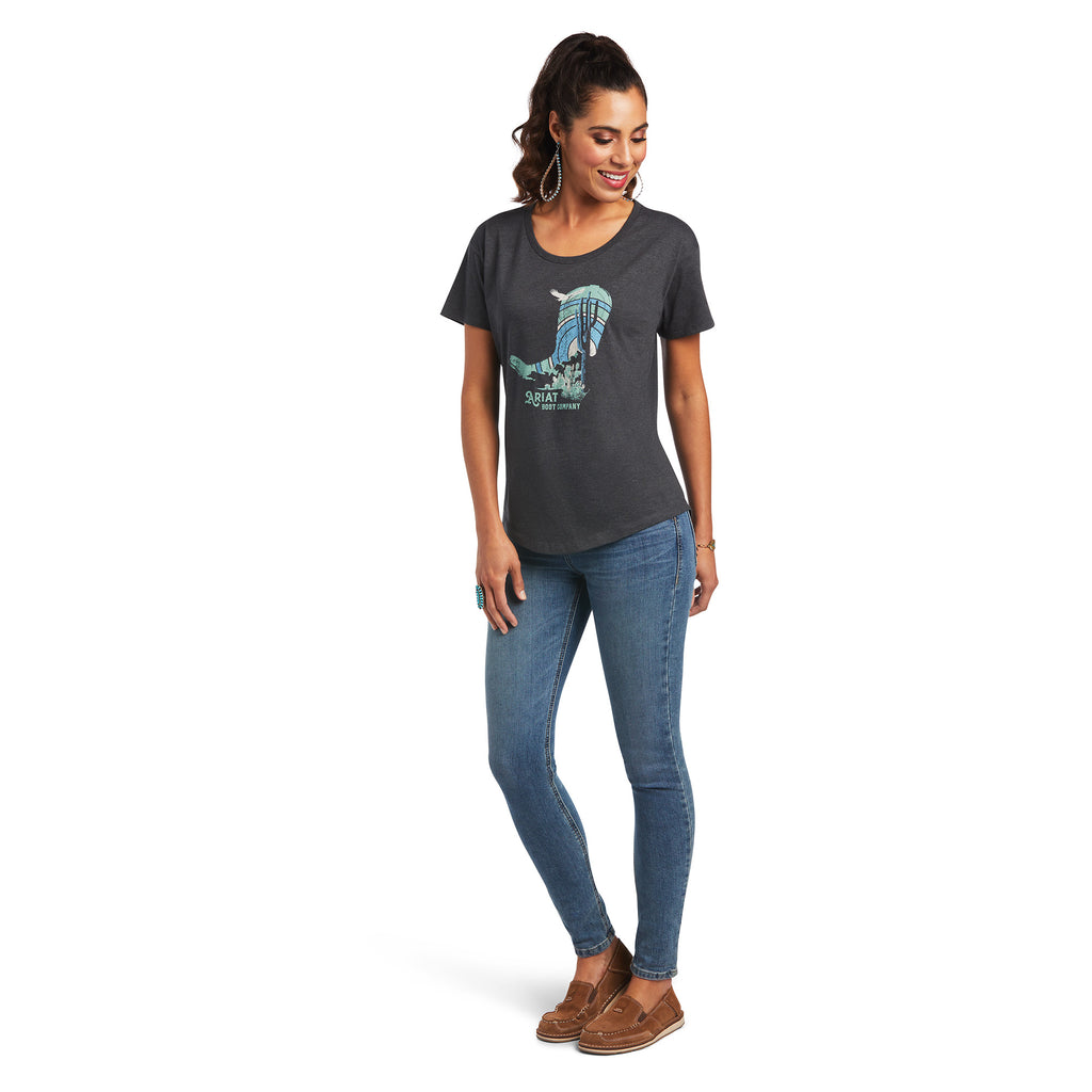 Women's Ariat Soaring Boot T-Shirt #10040963-C