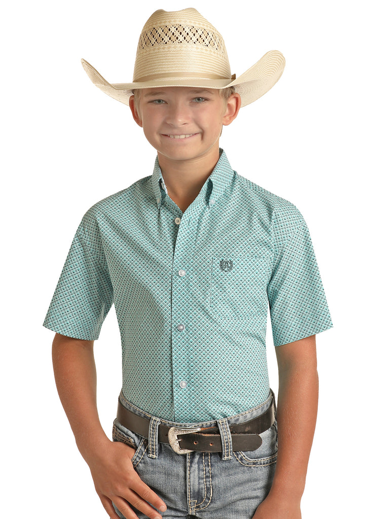 Boy's Panhandle Button Down Shirt #PSBS1DR0LX