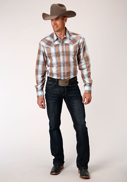 Men's Roper Setting Sun Snap Front Shirt #03-001-0278-4050