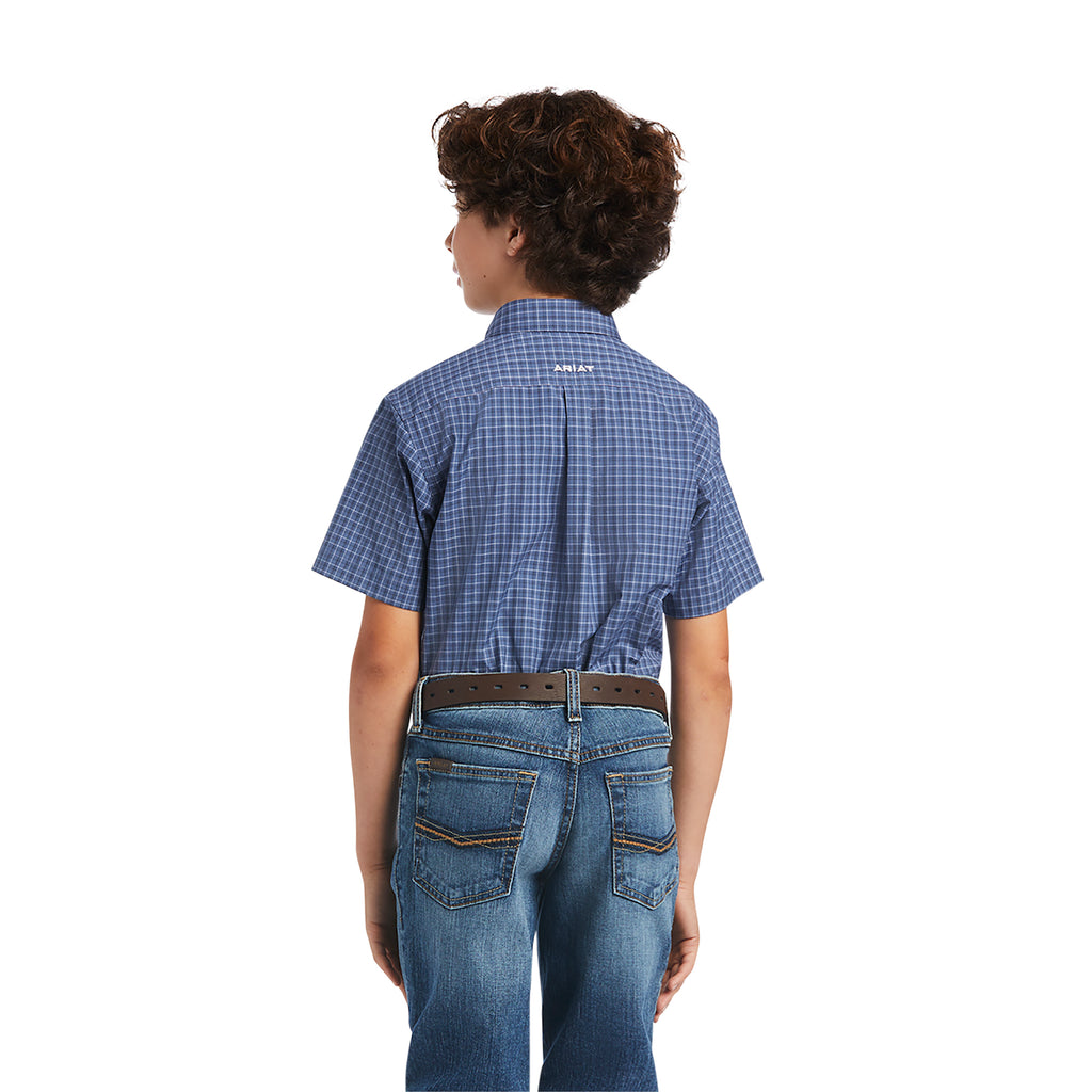 Boy's Ariat Pro Series Bryson Classic Fit Button Down Shirt #10040792-C