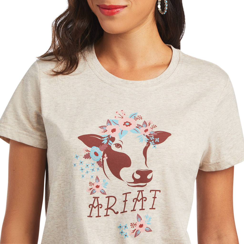 Women's Ariat REAL Moo T-Shirt #10040627-C