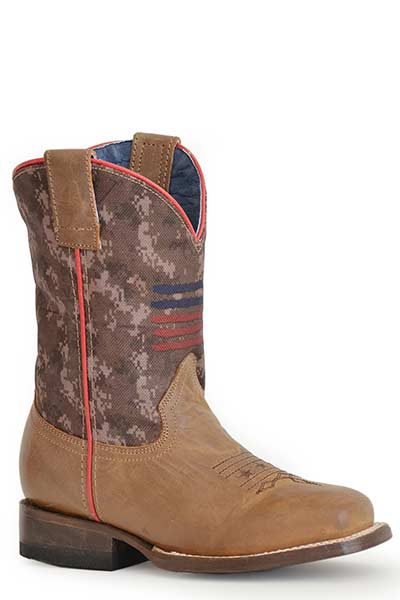 Youth's Roper Stripes Western Boot #09-119-7001-8400