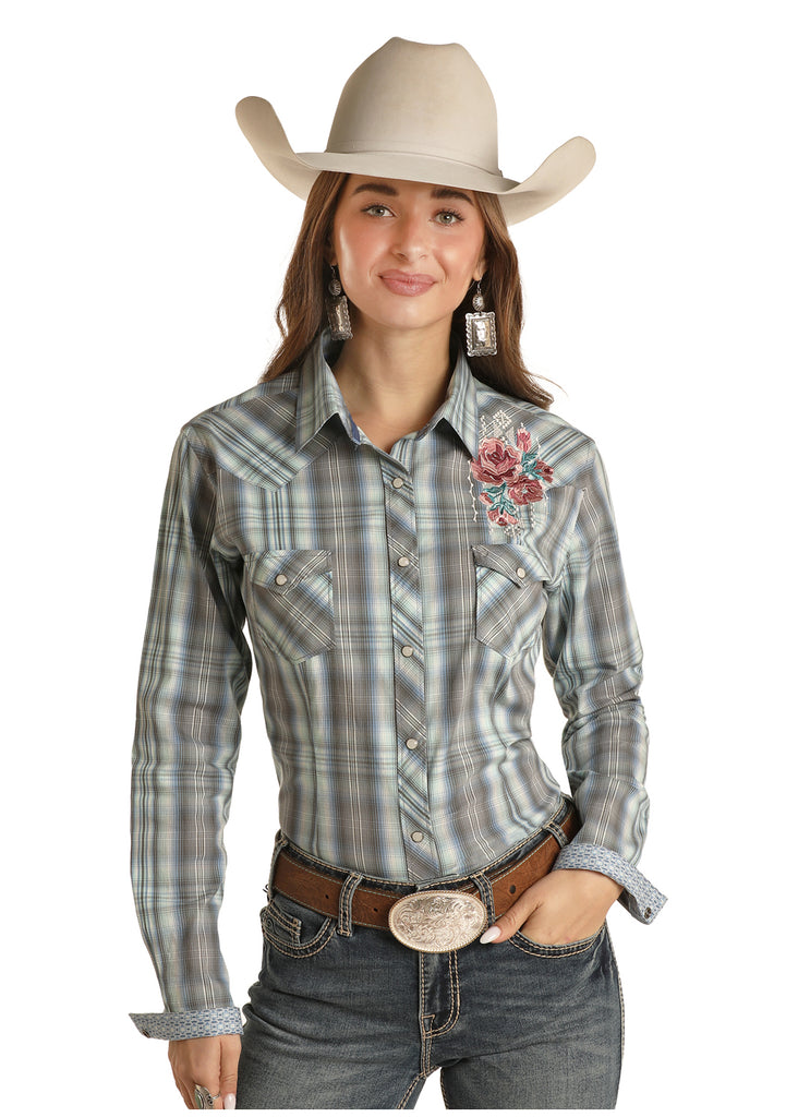 Women’s Rough Stock Snap Front Shirt #RWN2S02210