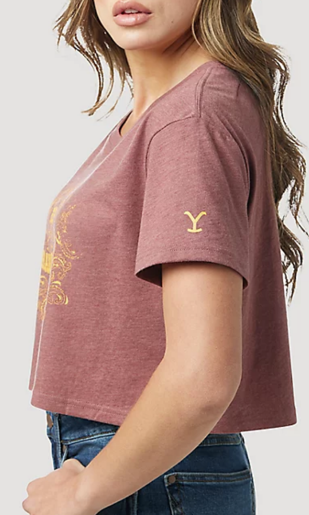 Women's Wrangler Yellowstone Crop T-Shirt #112323573