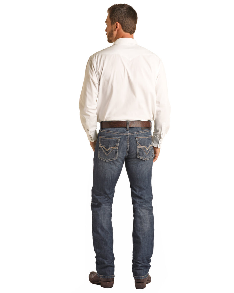 Men's Rock & Roll Cowboy Reflex Revolver Jean #RRMD1RRZSF