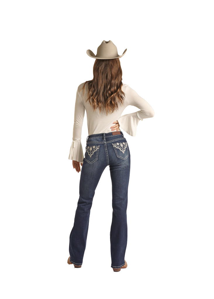 Women's Rock & Roll Cowgirl Bootcut Jean #RRWD4MRZPW