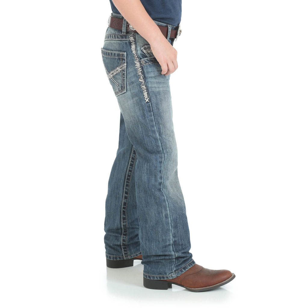 Boy's Wrangler 20X Vintage Slim Fit Bootcut Jean #42JWXBB