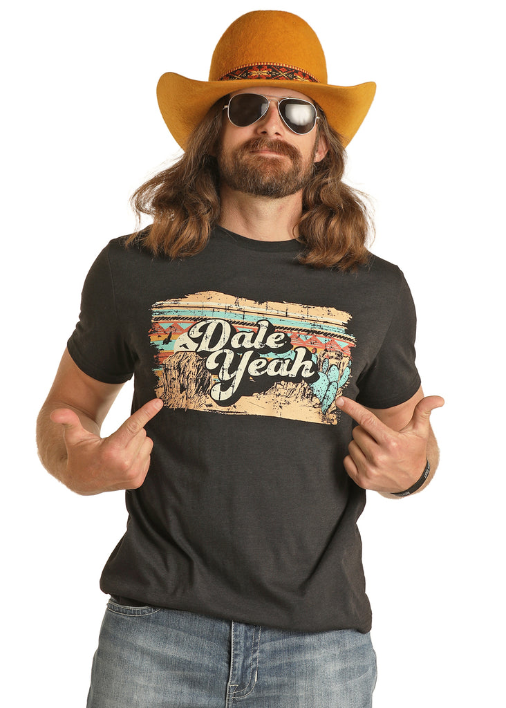 Men's Rock & Roll Cowboy T-Shirt #RRUT21R0J1-C