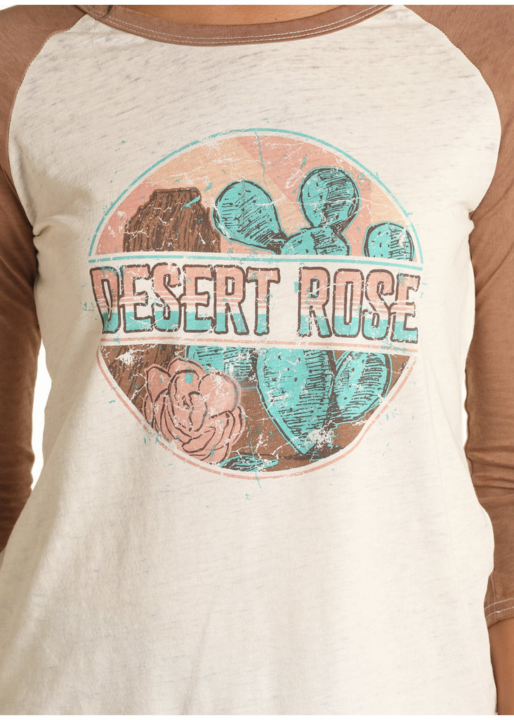 Women's Rock & Roll Cowgirl Baseball T-Shirt #48T1180
