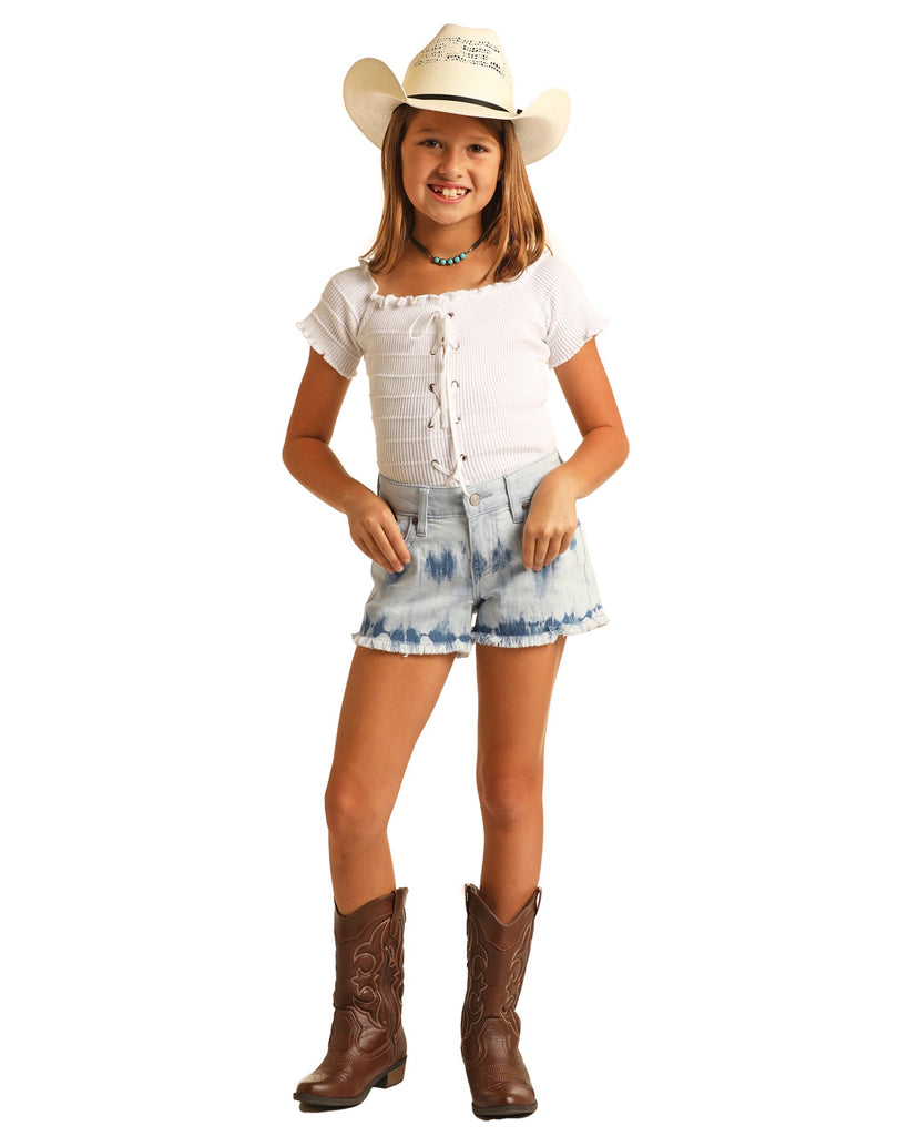 Girl's Rock & Roll Cowgirl Shorts #RRGD68RZSV