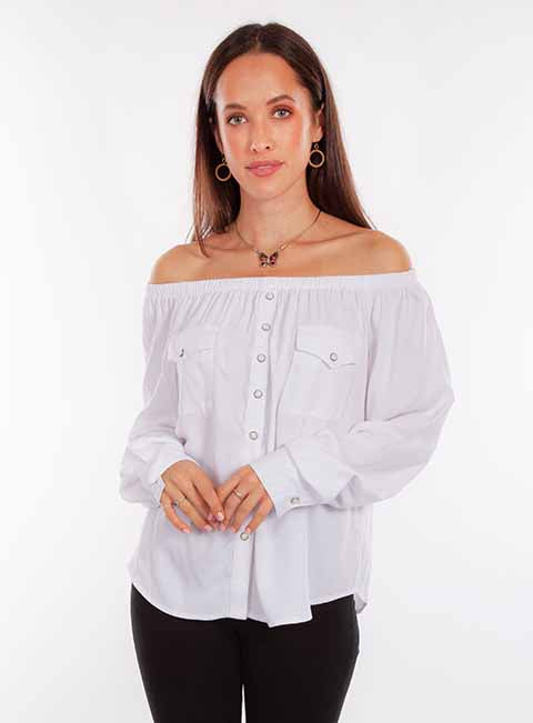 Women's Scully Off The Shoulder Blouse #HC850