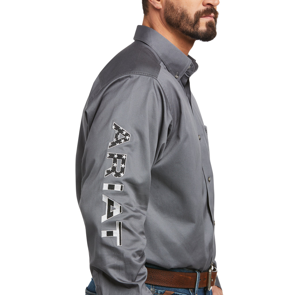 Men's Ariat Team Logo Classic Fit Button Down Shirt #10037479