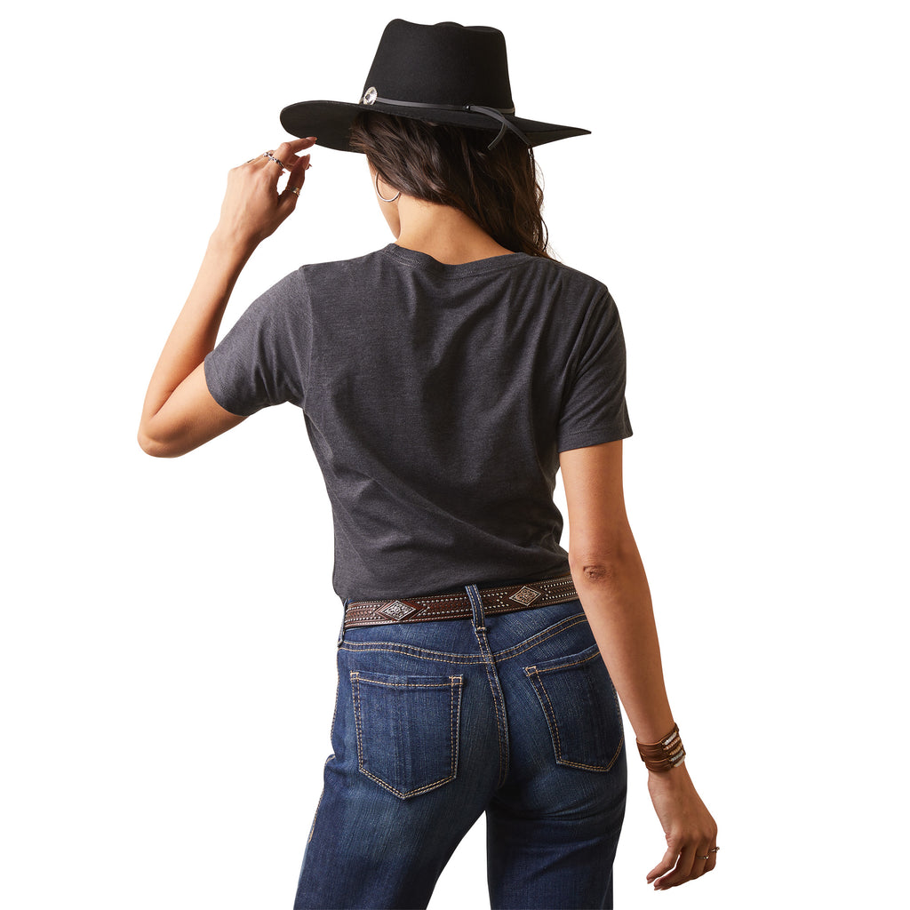 Women's Ariat Rodeo Stitches T-Shirt #10044617