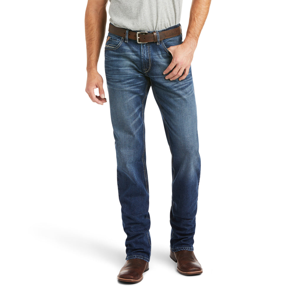 Men's Ariat M4 Low Rise Stretch 3D Clovis Stackable Straight Leg Jean #10037968
