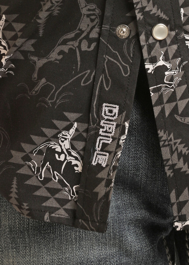 Boy's Rock & Roll Cowboy Snap Front Shirt #RRBSOSR091