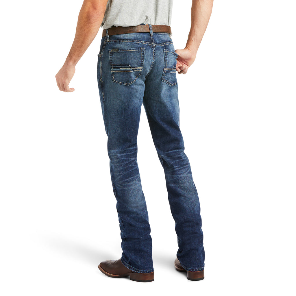 Men's Ariat M4 Low Rise Stretch 3D Clovis Stackable Straight Leg Jean #10037968
