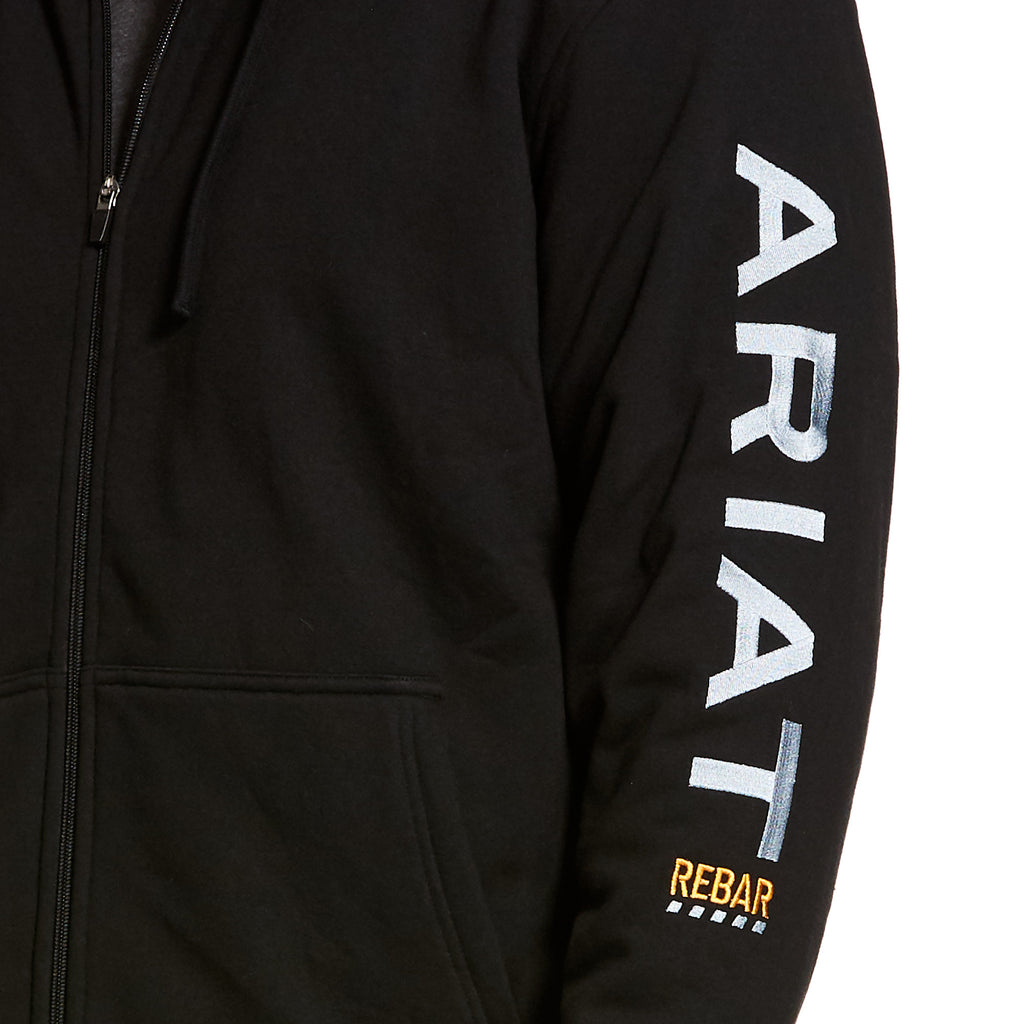 Men's Ariat Rebar All-Weather Full Zip Hoodie #10027833