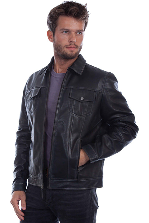 Men's Scully Leather Jacket #1032