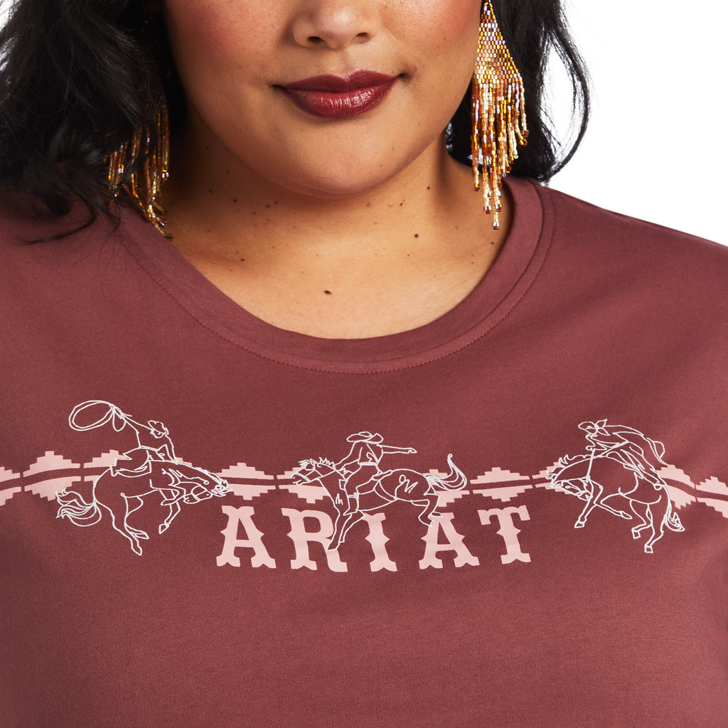 Women's Ariat REAL Bucking Bronc T-Shirt #10040623X