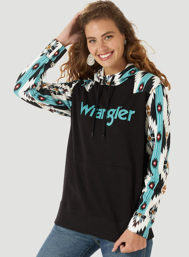 Women's Wrangler Retro Logo Hoodie #112317334